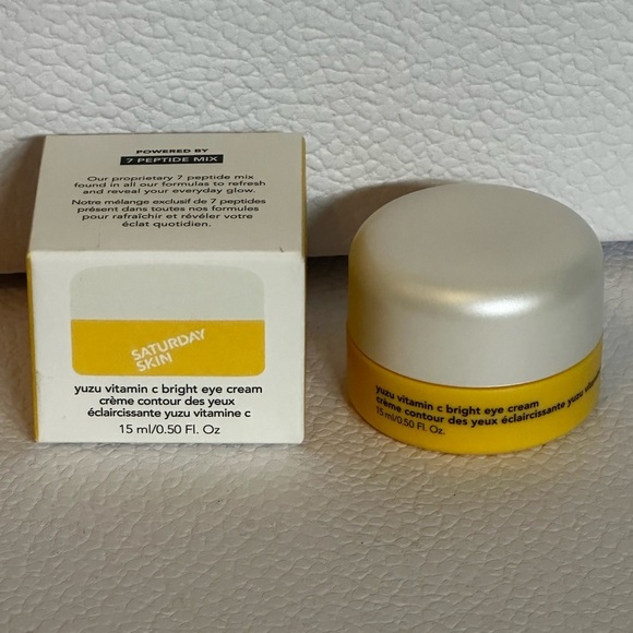 🆕 SATURDAY SKIN Yuzo Vitamin C Bright Eye Cream 15 mL NIB - Picture 2 of 7